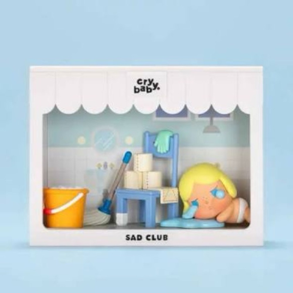Popmart Sad Club Crybaby Series - ‘Big Cleaning Day’